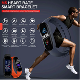 Pack fitness My Store: Haltères + 3 Bandes de résistances élastiques + Smart Watch M5