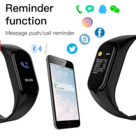 Pack fitness My Store: Haltères + 3 Bandes de résistances élastiques + Smart Watch M5