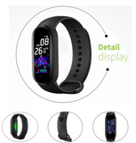 Pack fitness My Store: Haltères + 3 Bandes de résistances élastiques + Smart Watch M5